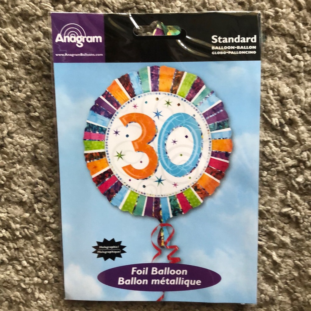 3 for $8 30’ Foil Balloon